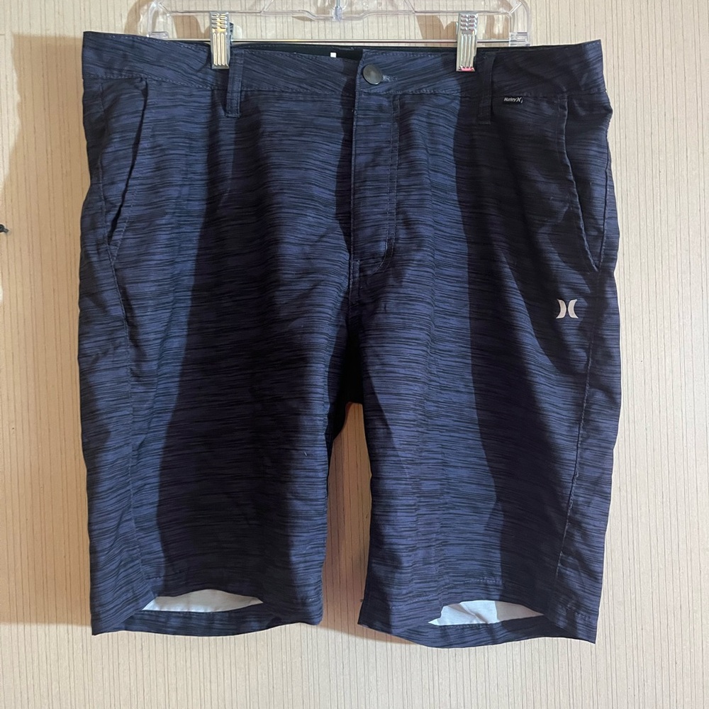 Hurley Dark Gray Textured Shorts